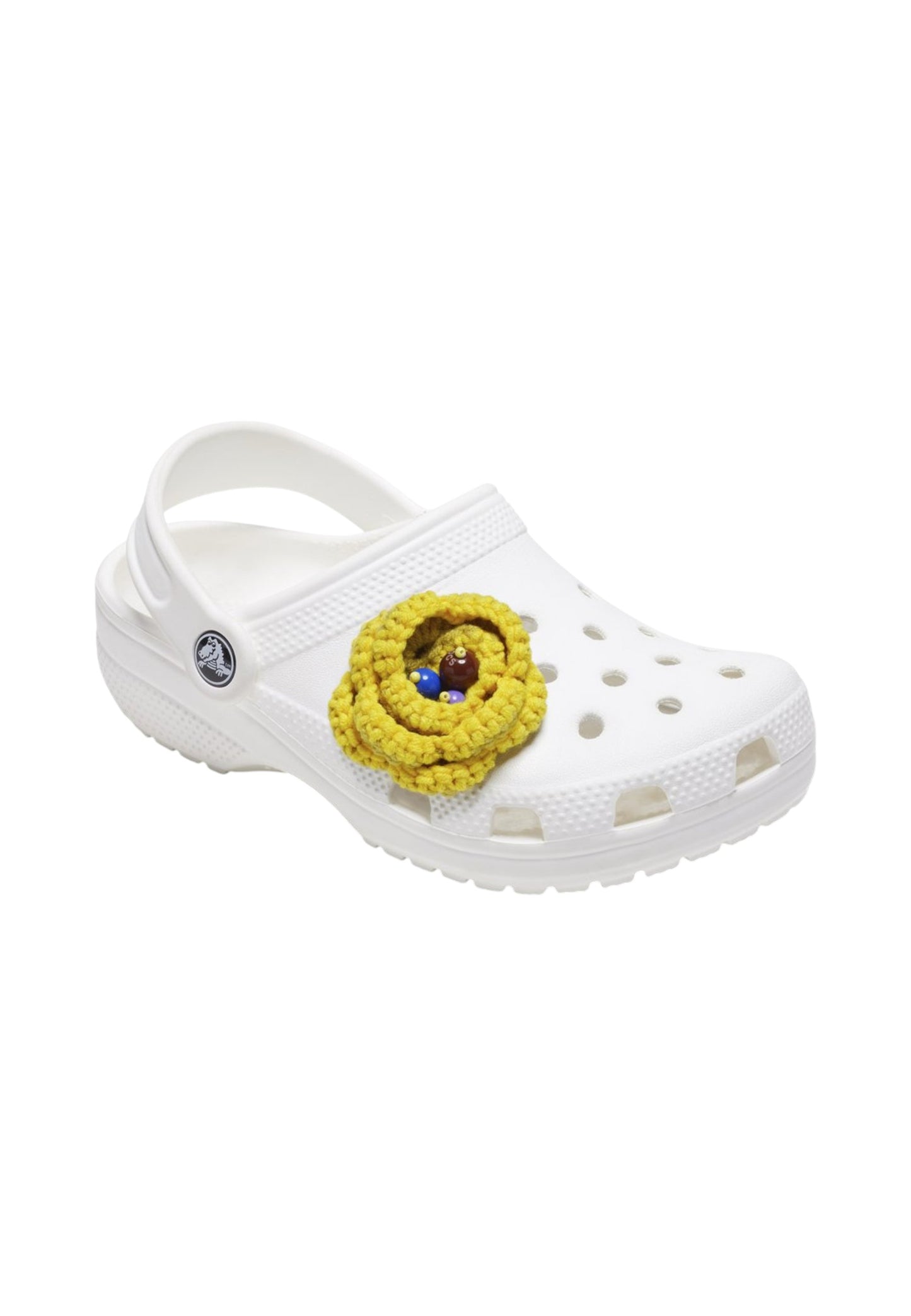 Accessori calzature  Unisex Crocs  Yellow Crochet Floral CR.5293