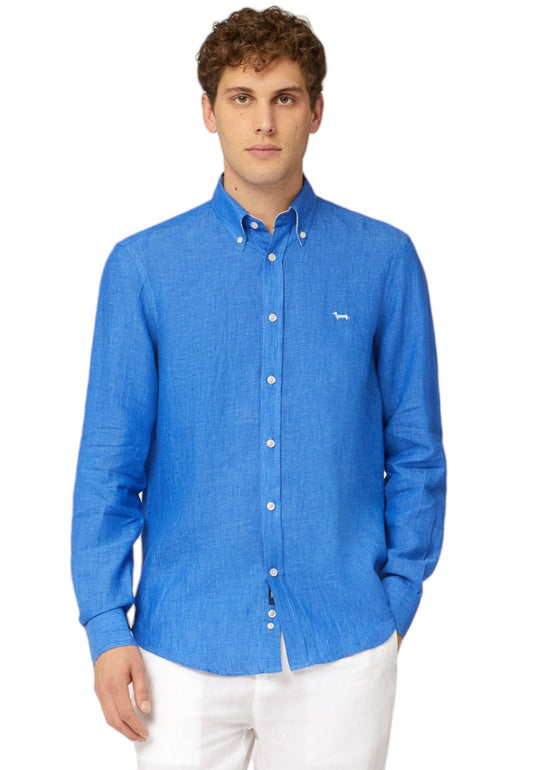 Camicia Manica lunga Uomo Harmont & Blaine In Lino  CRL014010883B