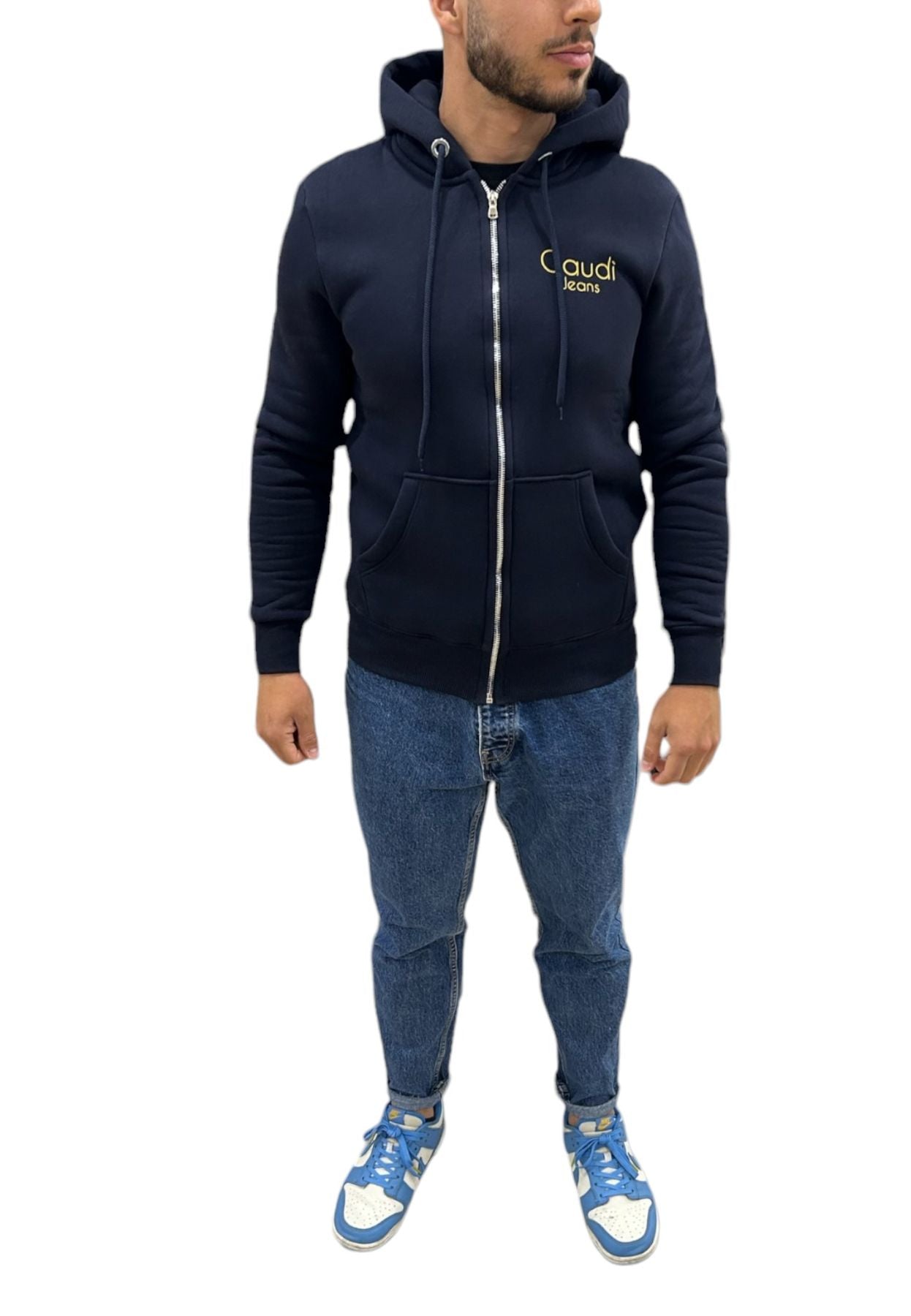 Felpa Con Cappuccio Uomo Gaudi Con Zip  321GU64021