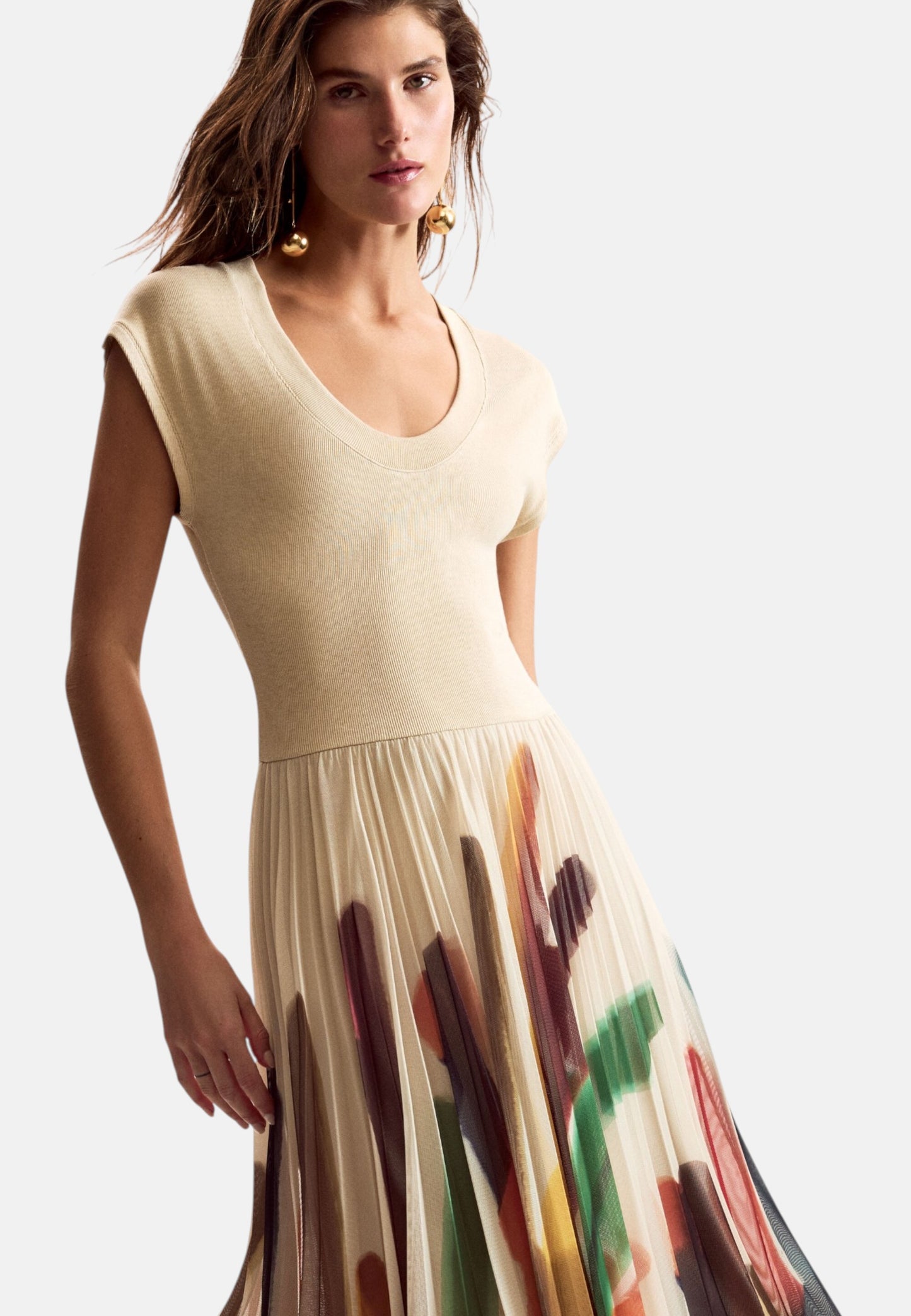 Vestito Midi Donna Desigual  Brushes Lacroix 26SWVK39