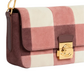 Borsa A Spalla Donna Coccinelle Motivo Vichy, In camoscio, Chiusura con dettaglio lock C-Me Lock Vi.p E1V5S120201