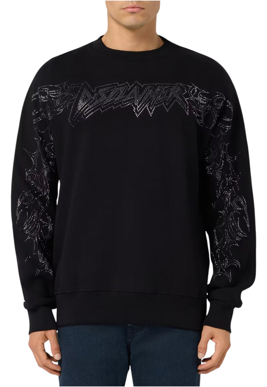 Felpa A Girocollo Uomo Disclaimer   25IDS55197