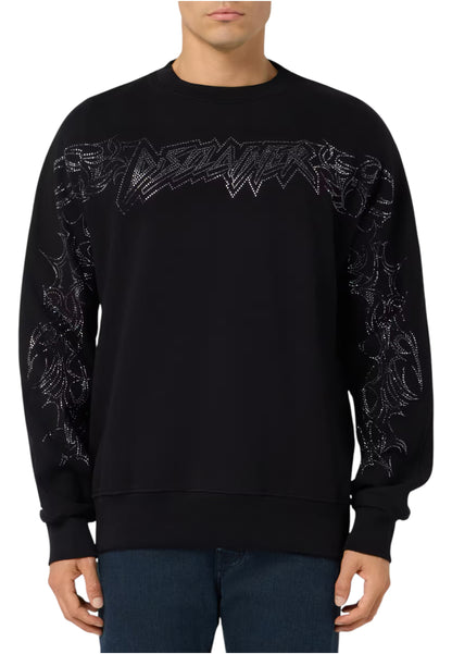 Felpa A Girocollo Uomo Disclaimer   25IDS55197