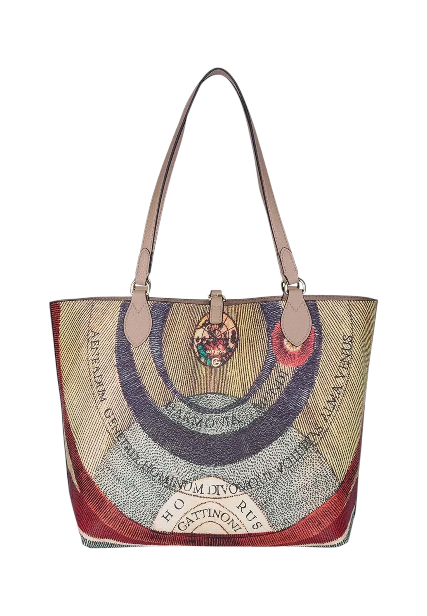 Borsa A Spalla Donna Gattinoni Small Doppio Manico Reversibile Con Pochette Estraibile Planetarium BIGP58171WVW
