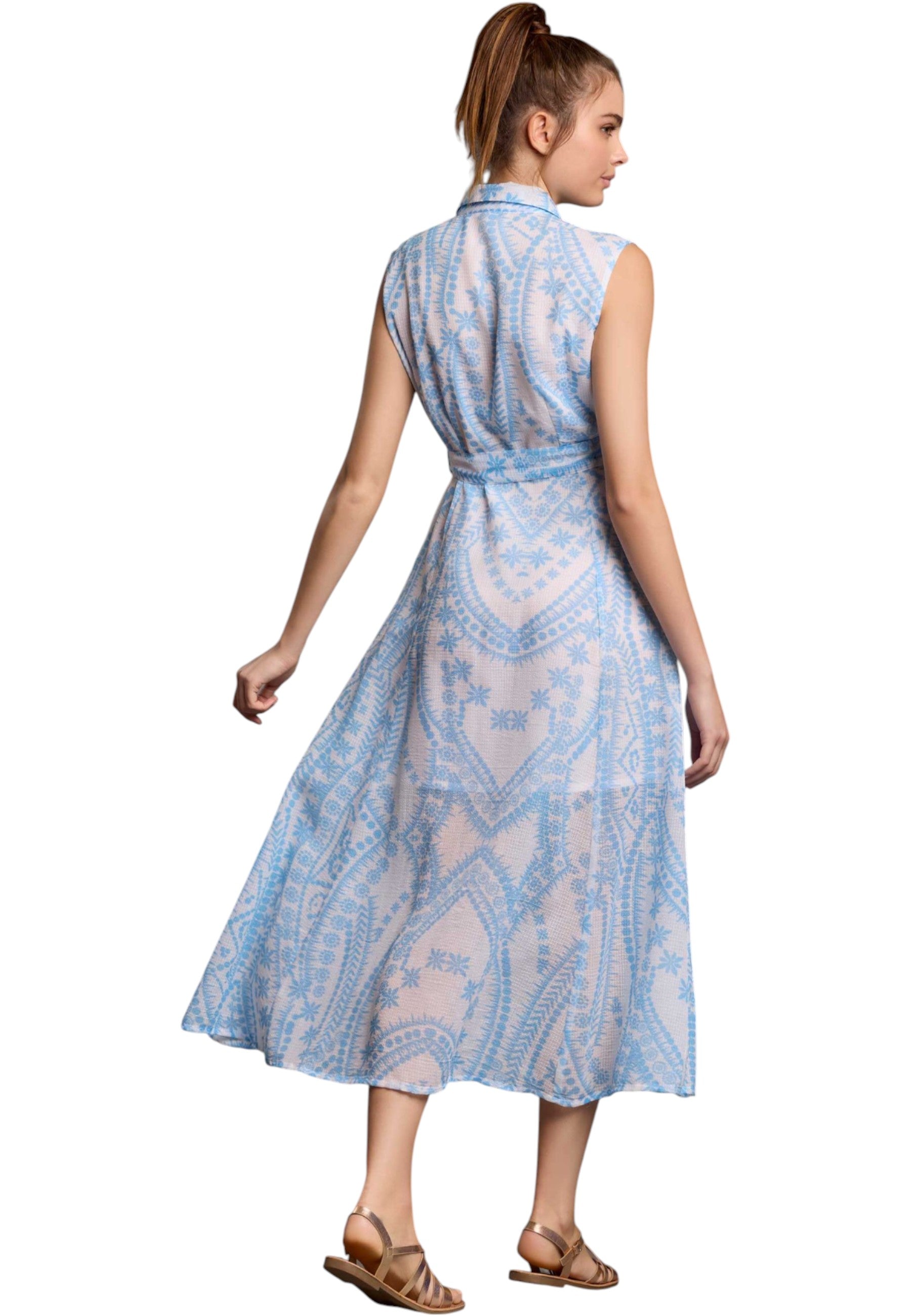 Vestito Midi Donna Iconique Chemisier Iris IC25-040