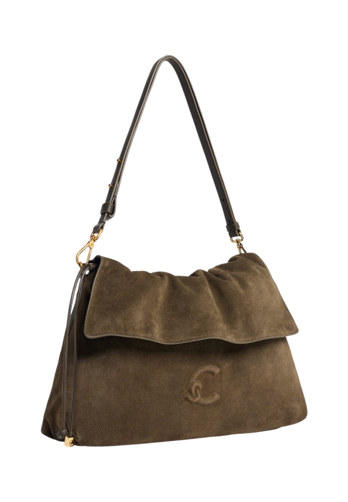 Borsa A Spalla Donna Coccinelle In camoscio, Pelle liscia, Bimateriale Lidia Suede Bimaterial E1V9G130301