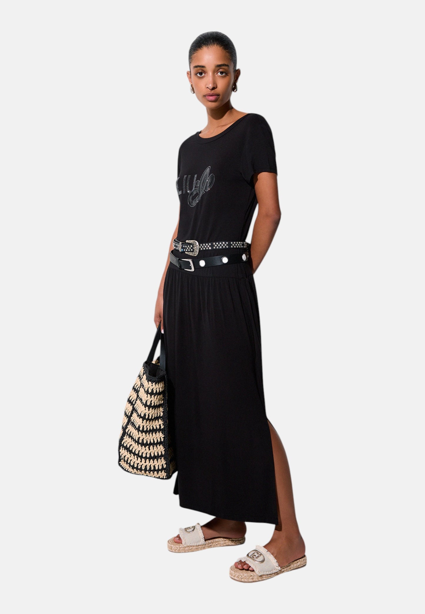 Vestito Lungo Donna Liu Jo Jersey Eco Line VA6123JS360