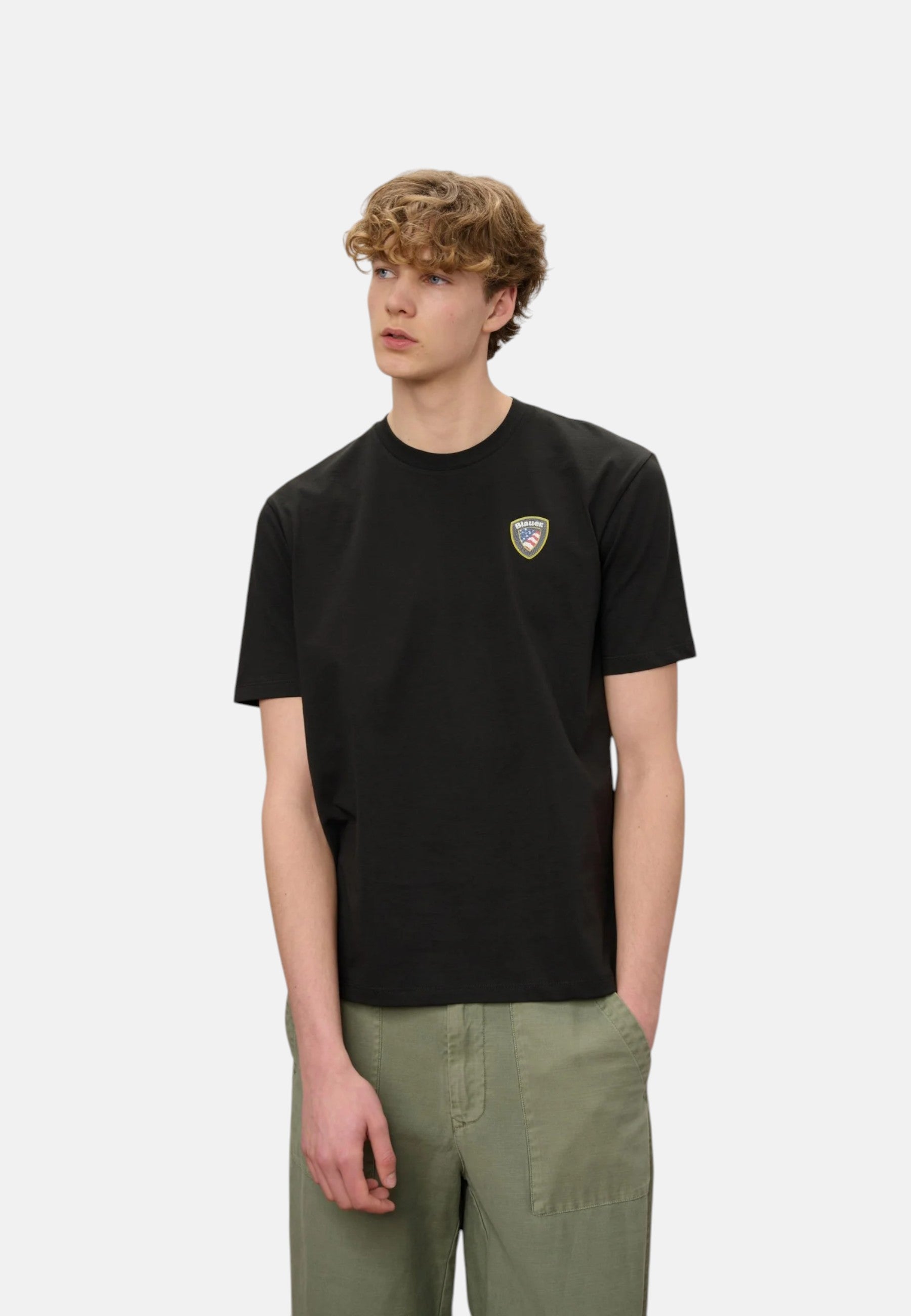 T-Shirt Manica Corta Uomo Blauer  Faxon 26SBLUH02284