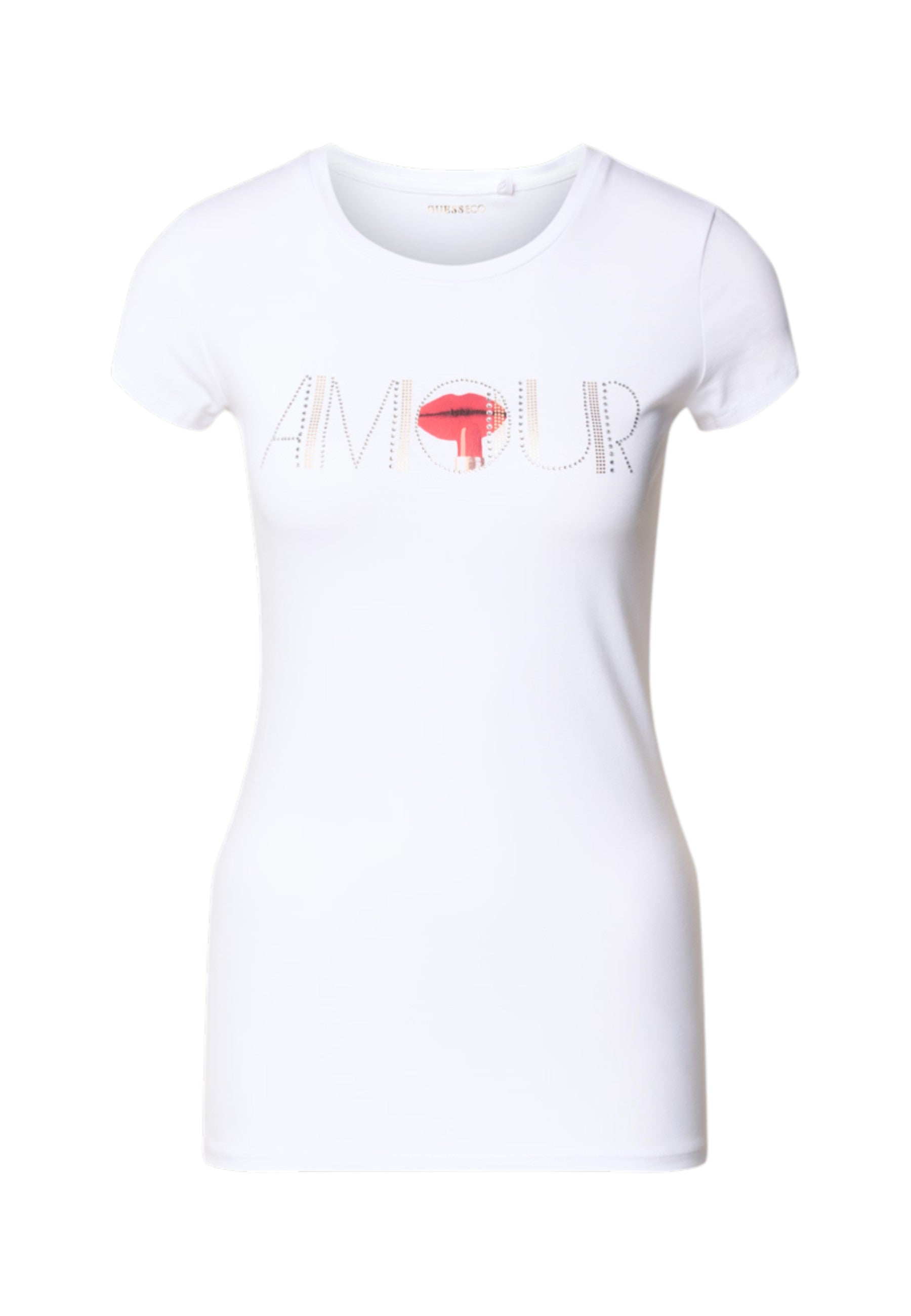 T-Shirt Manica Corta Donna Guess  Amour Lux R3 W6RI03KA0Q1