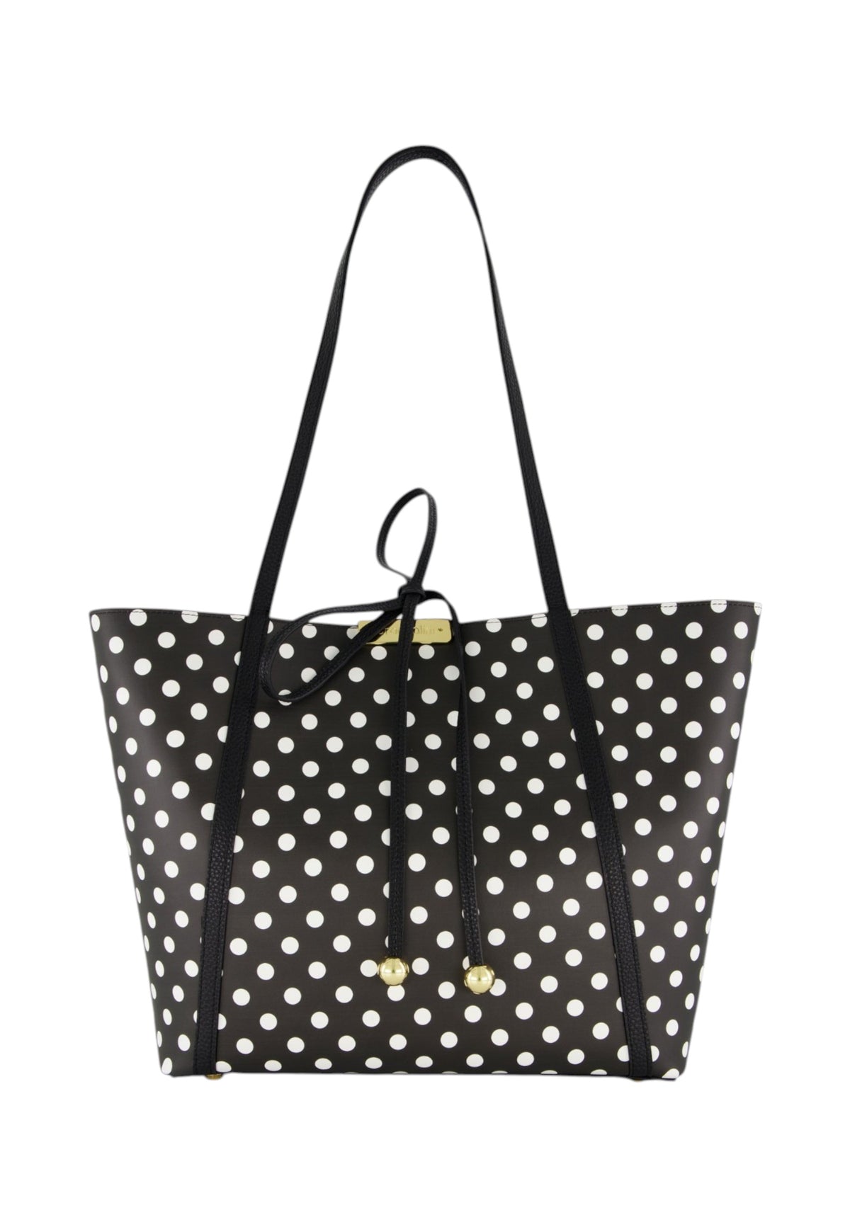 Borsa A Spalla Donna Braccialini Reversibile, Manico doppio, Chiusura con coulisse, Design reversibile con interno a pois, Dimensioni: 45 x 11 x 30 Cm Double B19323PP