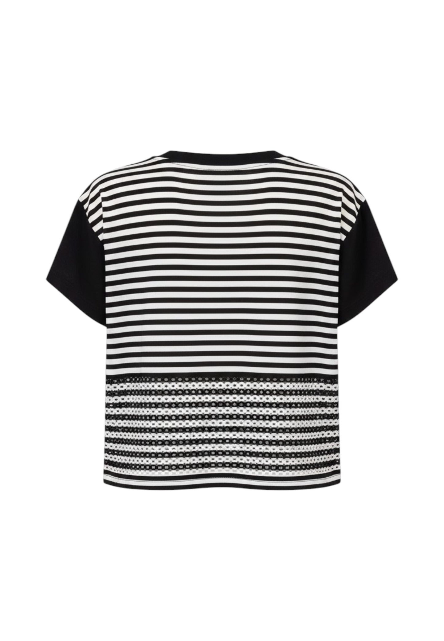 T-Shirt Manica Corta Donna Liu Jo Jersey Rigato  VA6039J3908