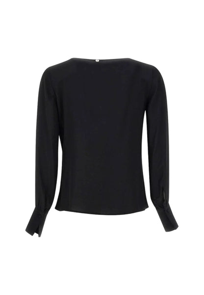 Blusa Manica lunga Donna Liu Jo Drappeggiata  CF3091TS353