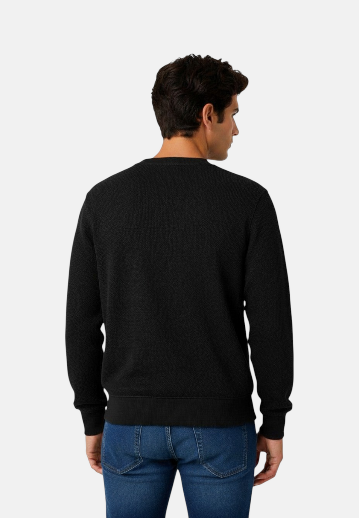 Felpa A Girocollo Uomo Guess  Textured M6YQ24K4245
