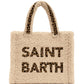 Borsa A Spalla Donna Mc2 Saint Barth Logo Sul Davanti, Doppi Manici, Il Logo Saint Barth Sul Davanti Vanity Teddy VANI042-MAXI-LOGO-LEOPARD
