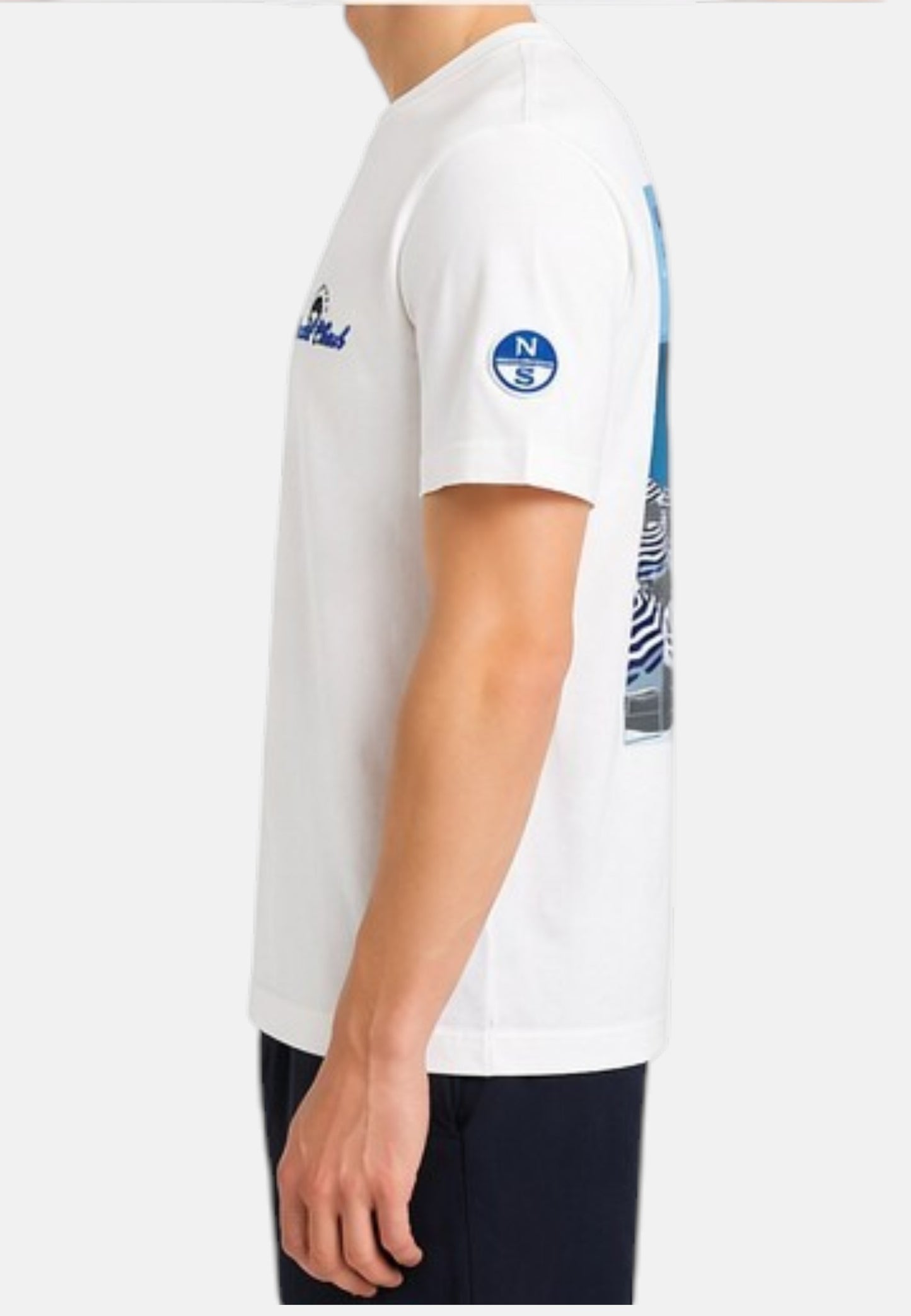 T-Shirt Manica Corta Uomo North Sails Con Stampa  693162