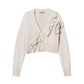 Cardigan  Donna Twinset In Maglia Con Motivo Rouches  242TP3300