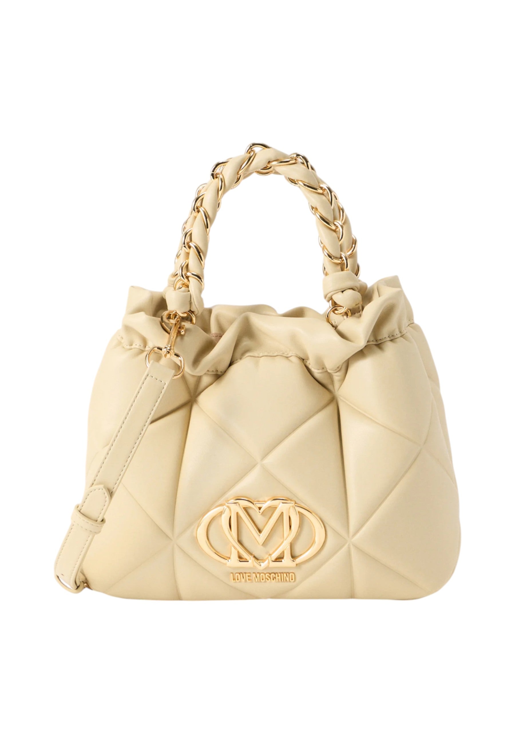 Borsa A Mano Donna Love Moschino A Secchiello Embossed  JC4115PP1OLC0