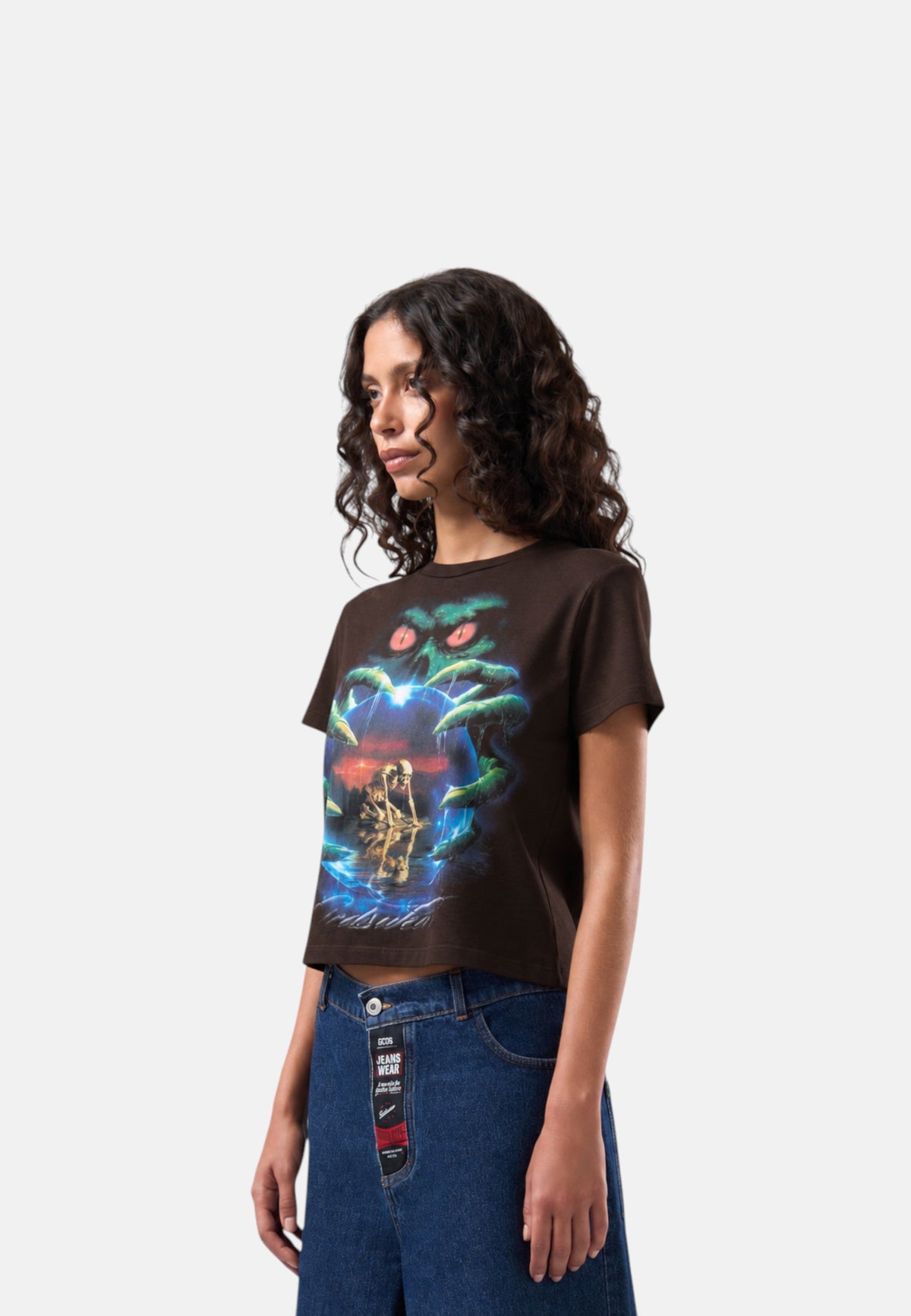 T-Shirt Manica Corta Donna Gcds   C2WBQC182J110