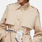 Cappotto Trench Donna Liu Jo Tessuto Navettaetta  WA6317T3508