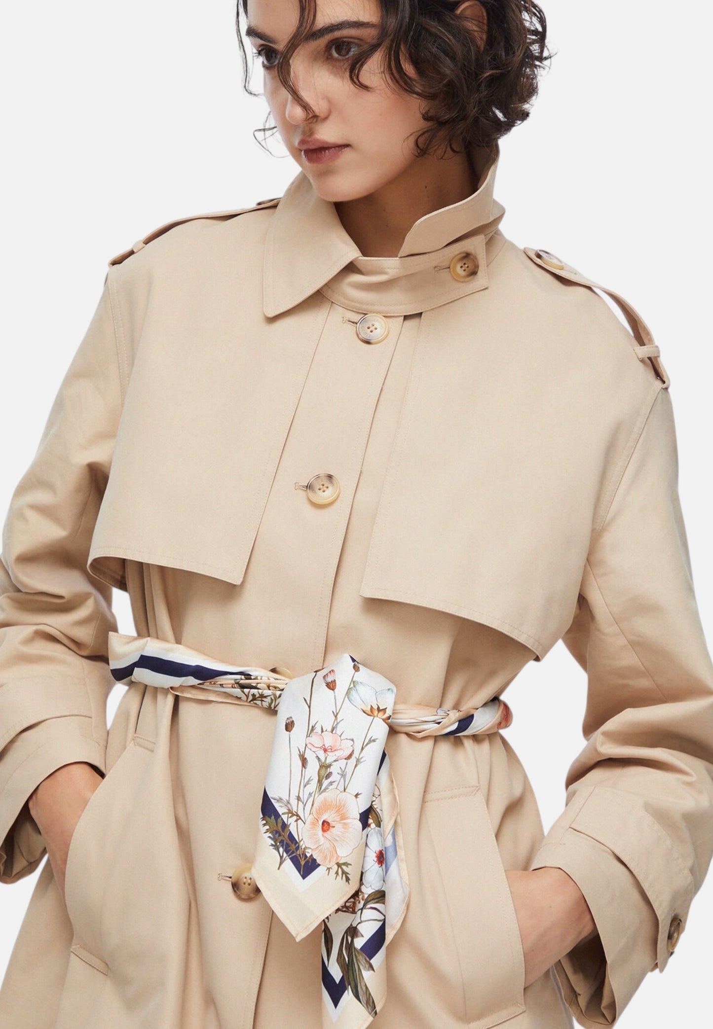 Cappotto Trench Donna Liu Jo Tessuto Navettaetta  WA6317T3508