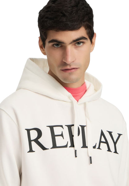 Felpa Con Cappuccio Uomo Replay Con Lettering  M3104 .000.23832