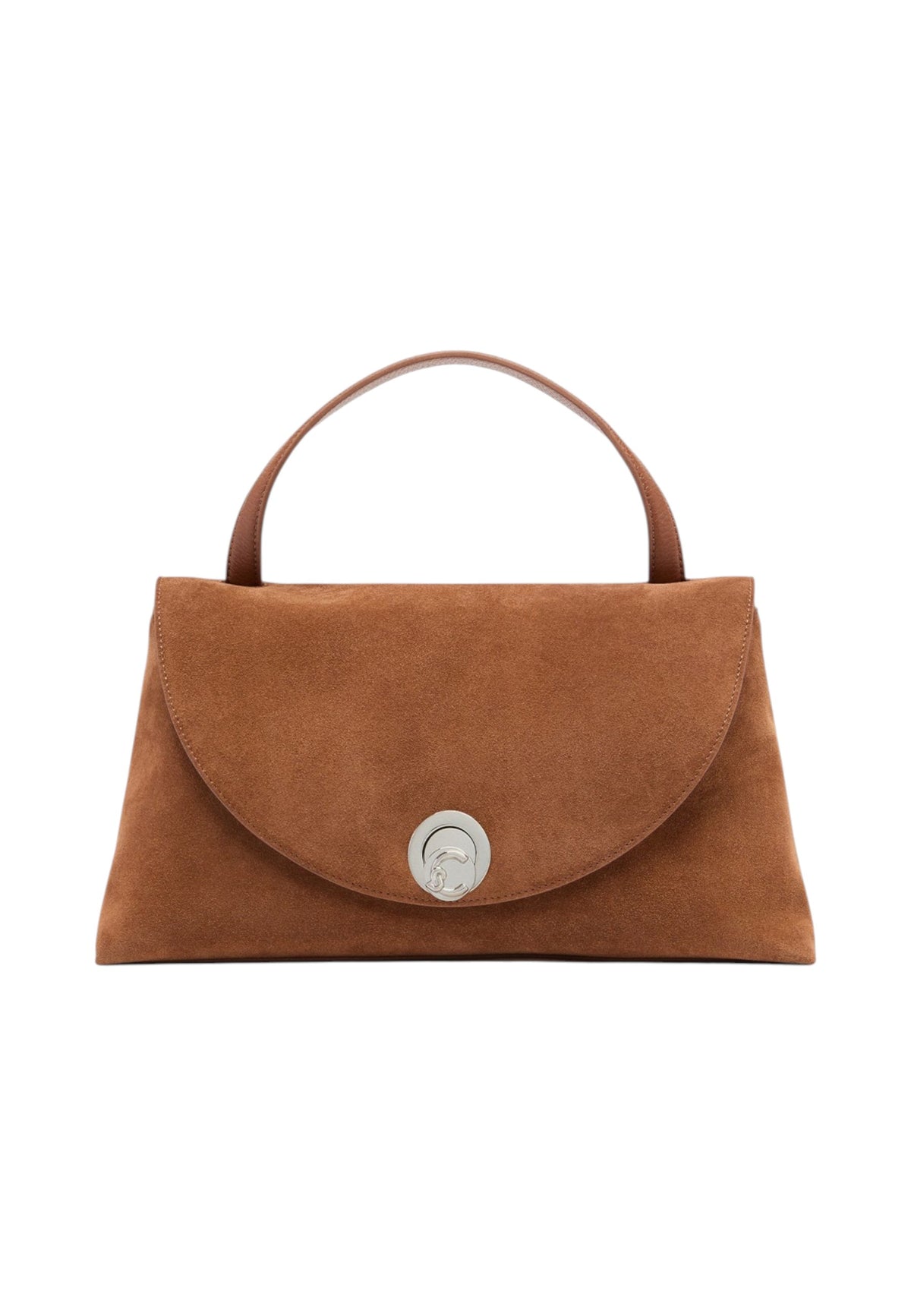 Borsa A Mano Donna Coccinelle In camoscio, Pelle con grana, Bimateriale Nikla Suede Bimaterial E1TOC180101