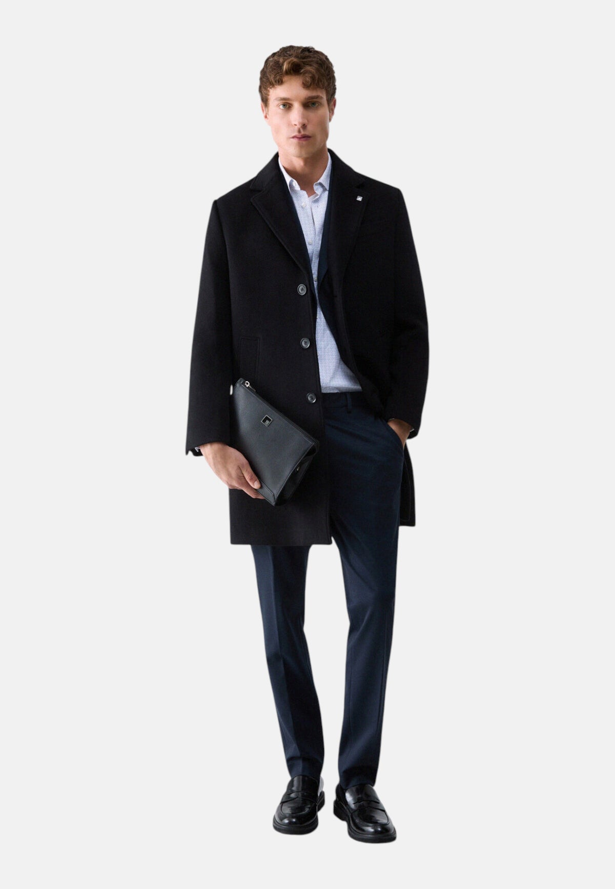 Cappotto  Uomo Liu Jo Monopetto Lana E Cashmere  QF6147T217A