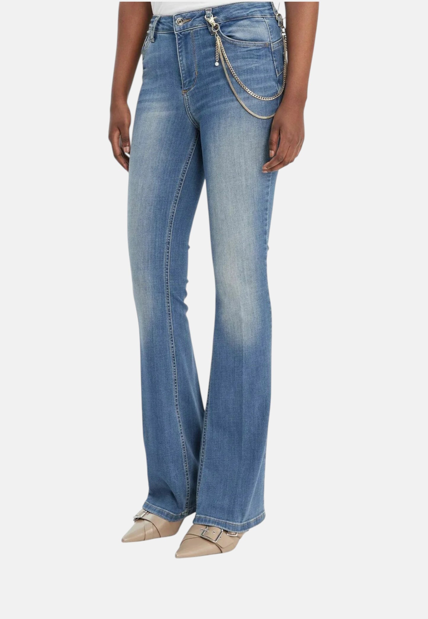 Jeans Flare Fit Donna Liu Jo Vita Alta Beat UA6015D4538