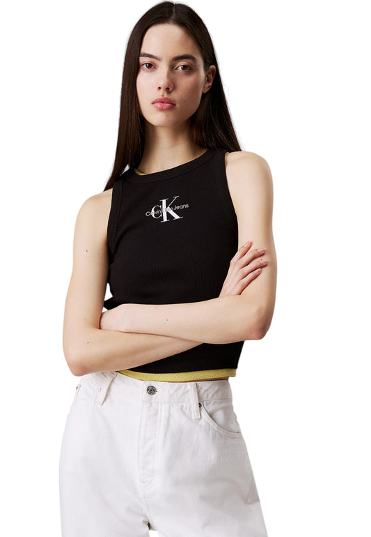 Top  Donna Calvin klein Jeans  Monologo Rib