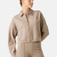 Felpa Con Zip Donna Guess Crop Annie V6RQ17KD822