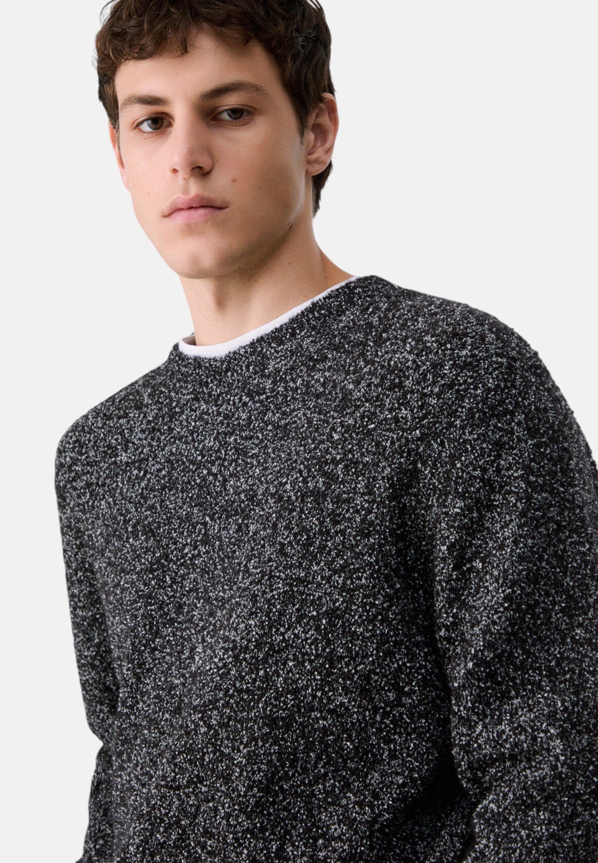 Maglione A Girocollo Uomo Liu Jo Effetto Boucle'  QF6124MAB28