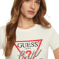 T-Shirt Manica Corta Donna Guess  Triangle Love