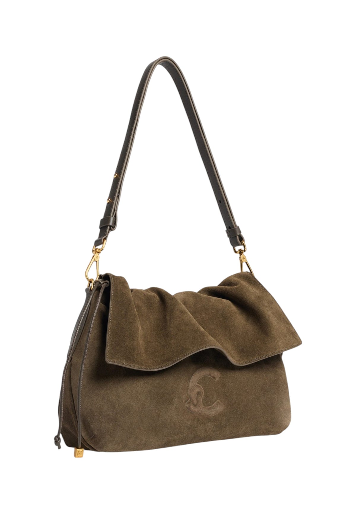 Borsa A Spalla Donna Coccinelle In camoscio, Pelle liscia, Bimateriale Lidia Suede Bimaterial E1V9G130401