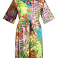 Vestito Corto Donna Liu Jo Tessuto Navetta Stampa All Over Rainbow Tiger Eco Line WA6482T471A