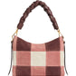 Borsa A Mano Donna Coccinelle Motivo Vichy, In camoscio Boheme Vichy Patch E1VT5580101