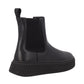 Stivaletti Chelsea Donna Frau Pelle, Elastici laterali, Suola platform Regenesisaport A40J5