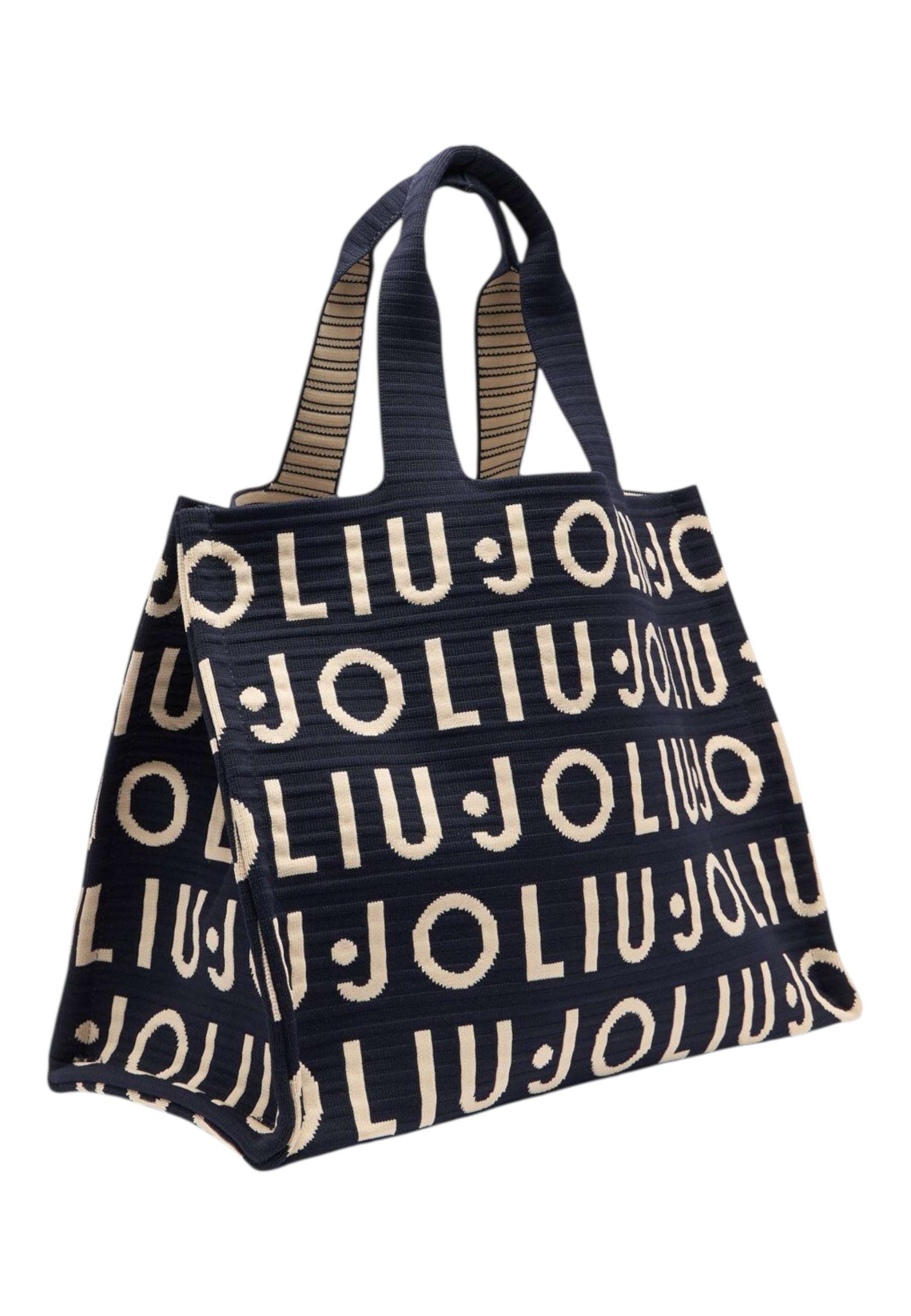Borsa A Mano Donna Liu Jo Large Knitted Logo Tote Bag  2A6026M0300