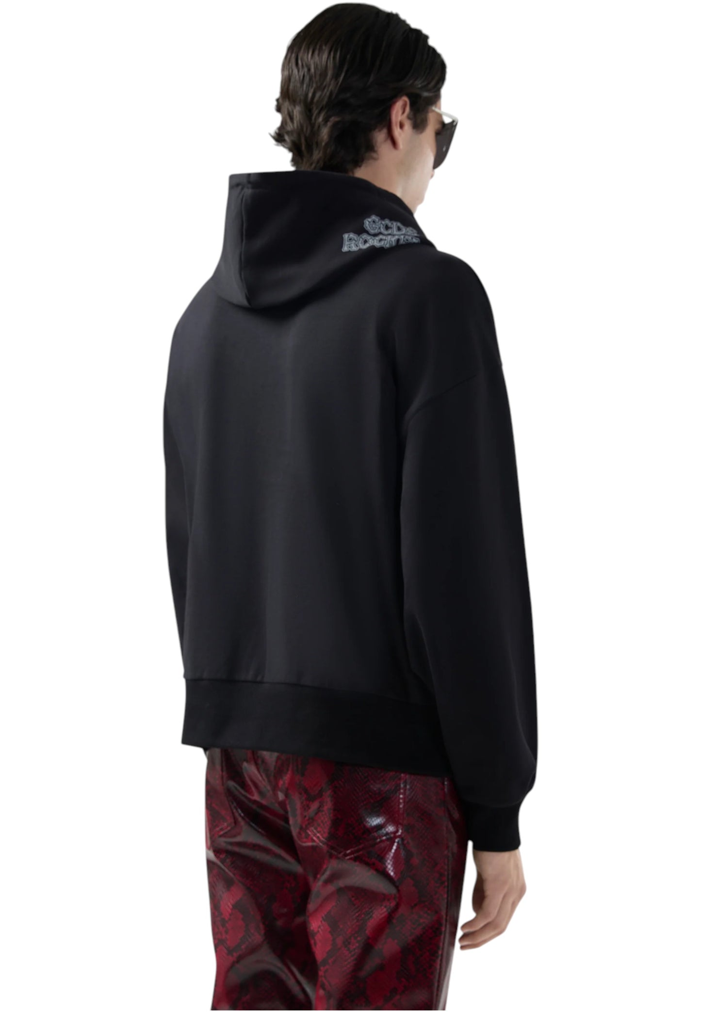Felpa Con Cappuccio Uomo Gcds  Gothic Printed B2CM1907JE7