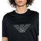 T-Shirt Manica Corta Uomo Emporio Armani Con Logo Ricamato In Rilievo Aquila 3D1TD41JUVZ