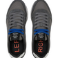 Sneakers Basse Uomo Sun68 Stile Running, Logo Ricamato, Nylon E Suede Tom Solid Z46101