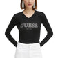 Maglia Scollo A V Donna Guess