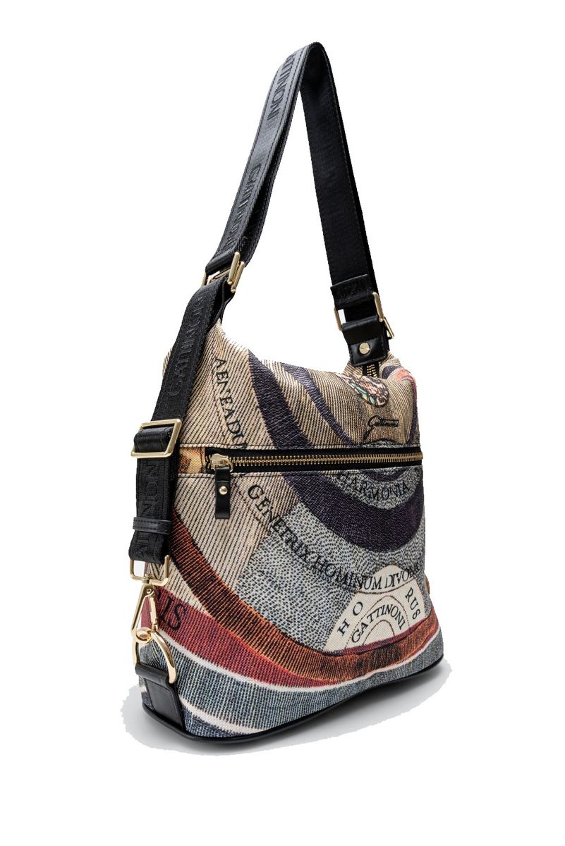 Zaino A Spalla Donna Gattinoni Convertibile Hobo Maya BEGMX6686WIL