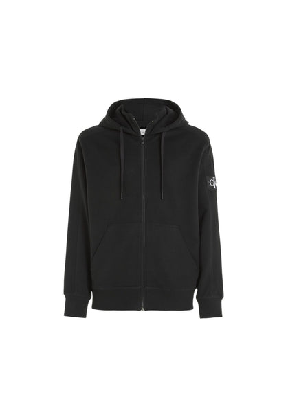 Felpa Con Zip Uomo Calvin klein Jeans Con Cappuccio Badge Hwk J30J324956