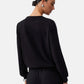 Felpa A Girocollo Donna Liu Jo Logo Strass Linea Eco TA6073FS090