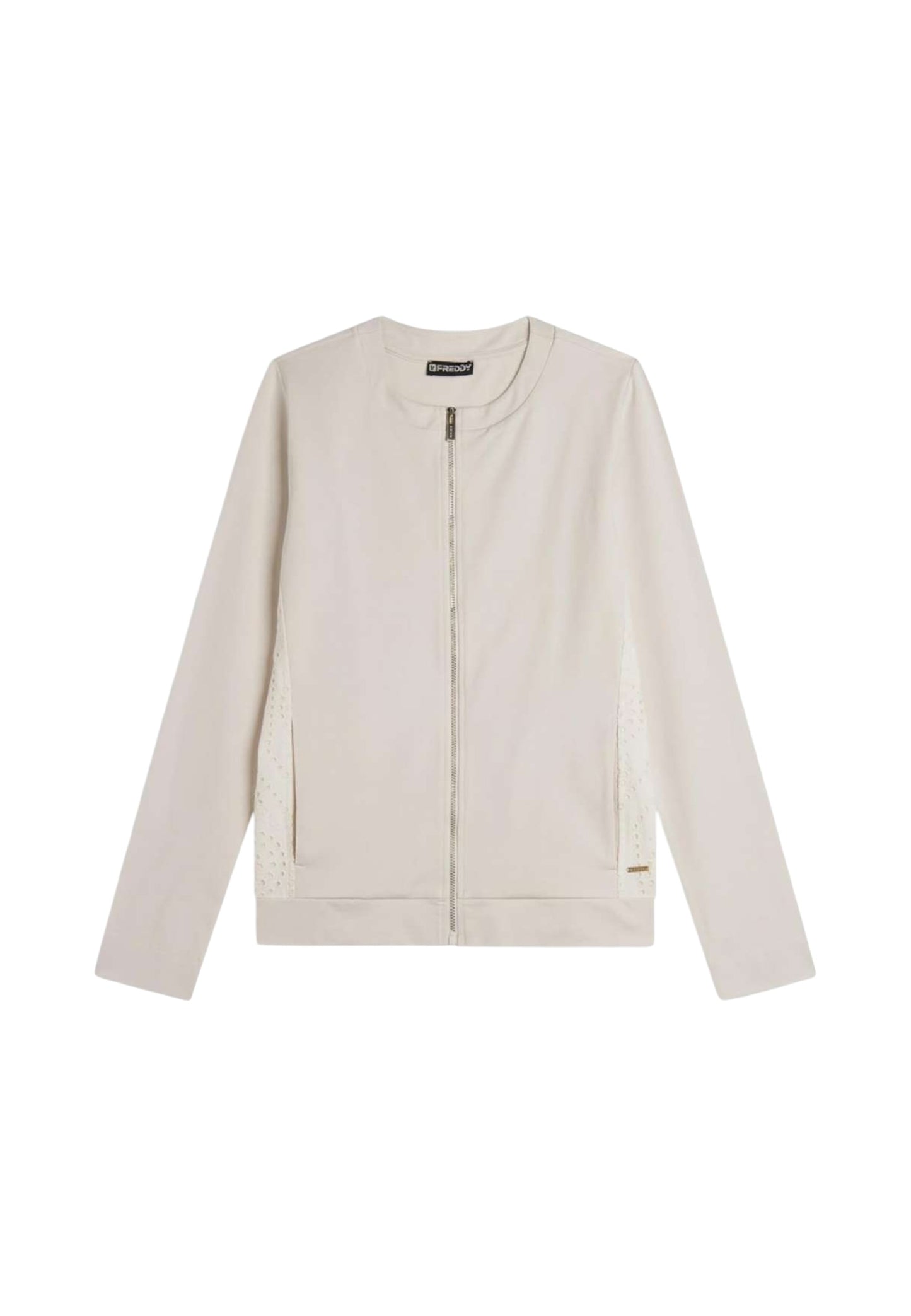 Felpa Con Zip Donna Freddy