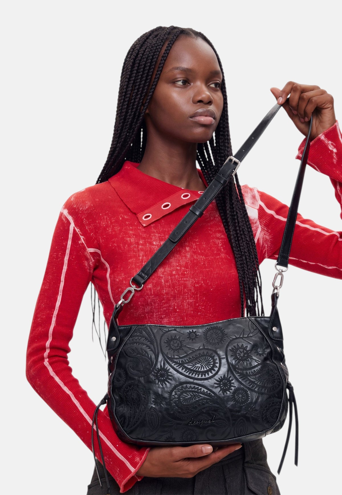 Borsa A Spalla Donna Desigual  Bag Siroco Quincy Black 26WAXP10