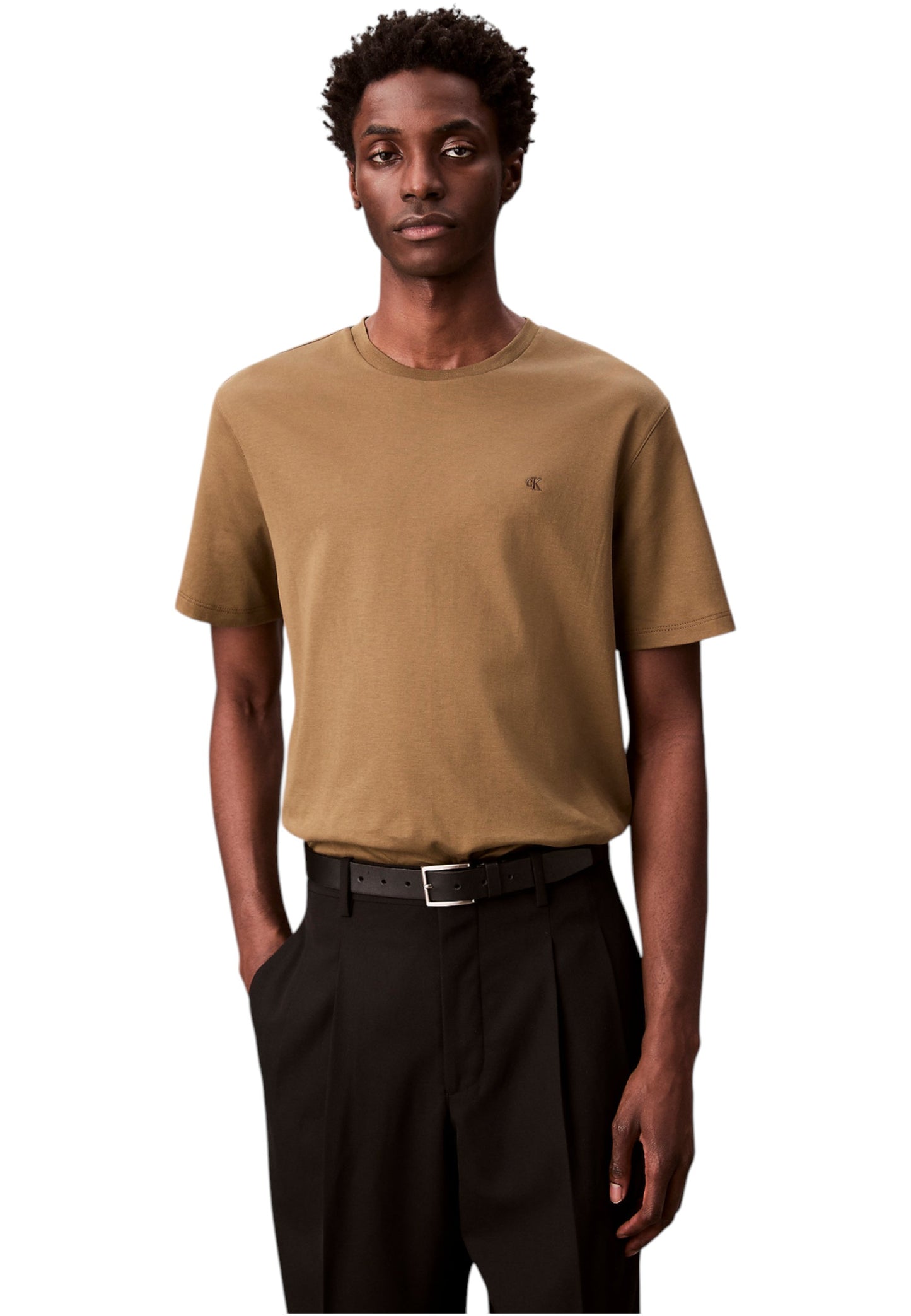 T-Shirt Manica Corta Uomo Calvin klein  Supima Chest Emb LV04LB275G