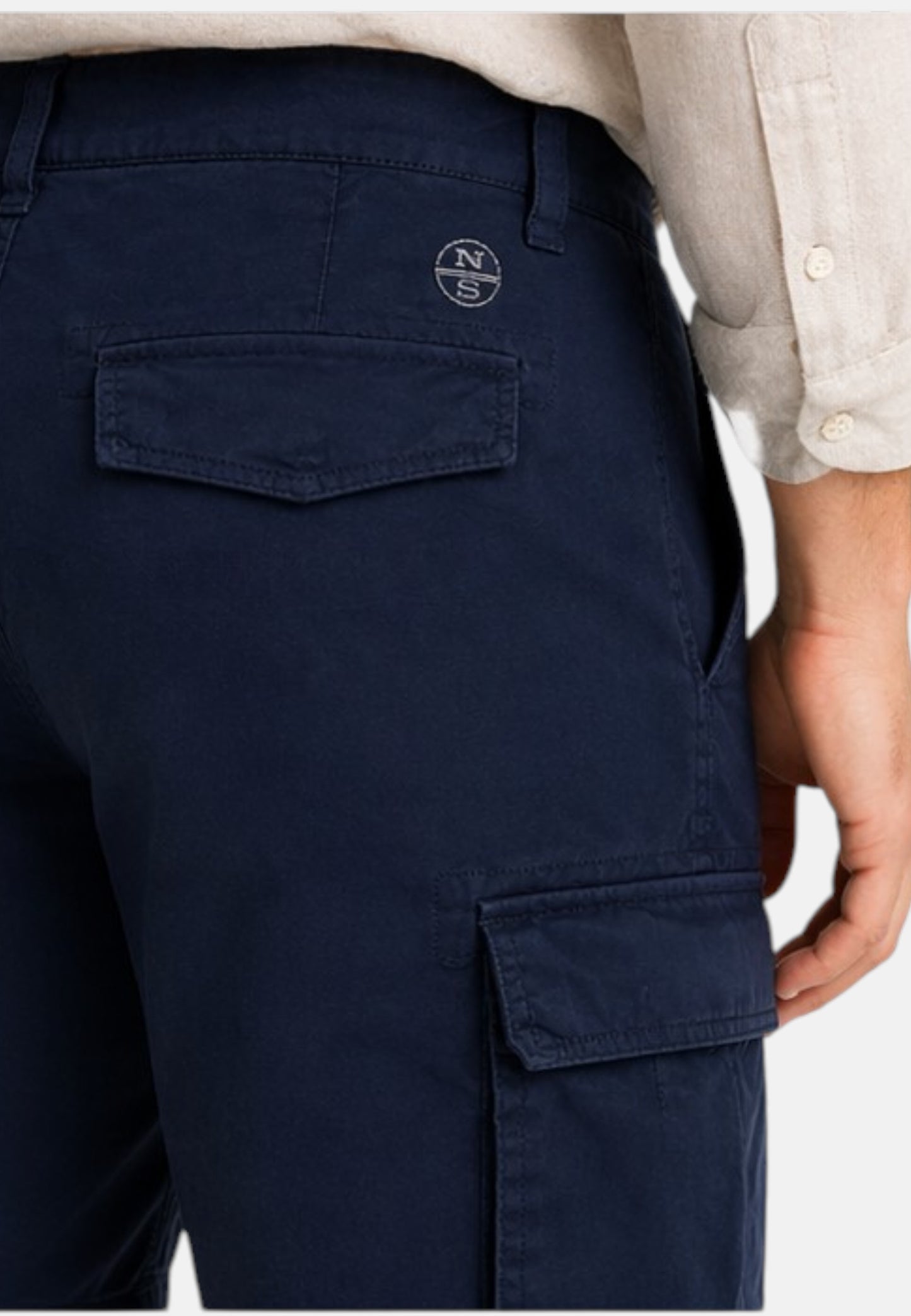 Pantaloncini Bermuda Uomo North Sails Cargo Regular Fit  673417