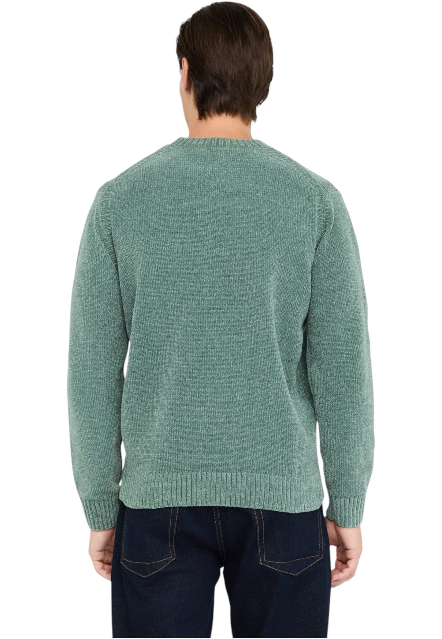 Maglione A Girocollo Uomo Liu Jo In Ciniglia  QF5079MA29P