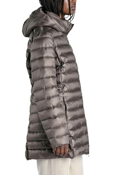 Piumino Lungo Donna Canadian Con Cappuccio Teslin Recycled CN.G220204WRE